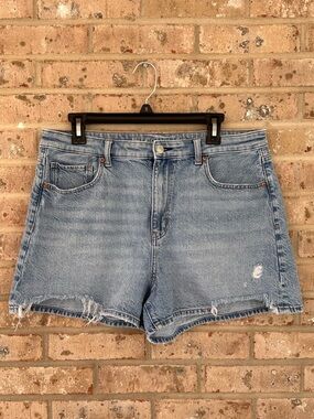 American Eagle Outfitters High Rise Jean Mom Short, size 14